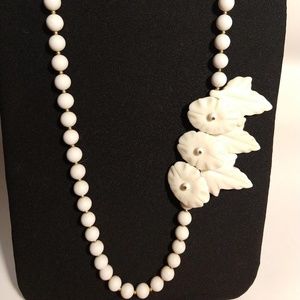 Vintage offset necklace